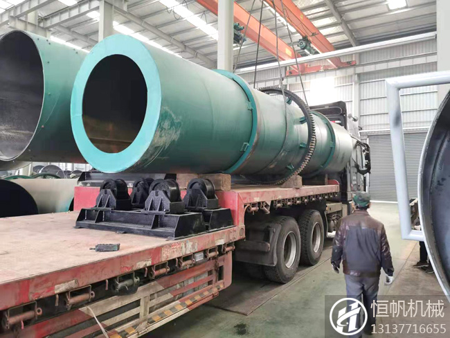 年產(chǎn)10萬噸有機肥顆粒生產(chǎn)線設(shè)備交付河北承德客戶(圖1) 河北承德烘干機