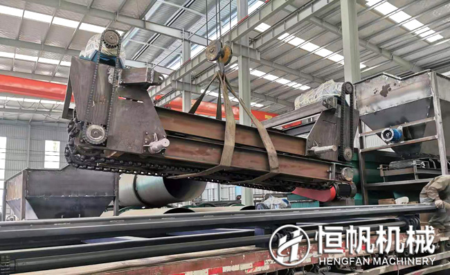 喜迎新年開(kāi)門紅鄭州恒帆整套有機(jī)肥設(shè)備發(fā)送至湖南張家界(圖3) 湖南皮帶機(jī)